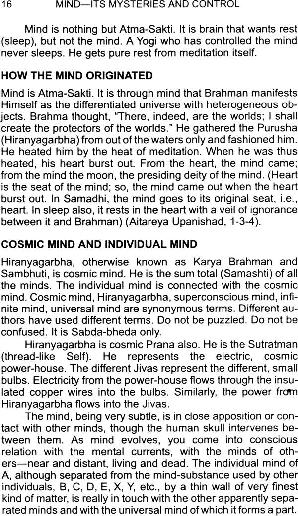 MIND: ITS MYSTERIES and CONTROL - Retail Maharaj