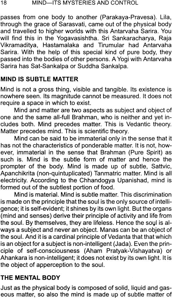MIND: ITS MYSTERIES and CONTROL - Retail Maharaj