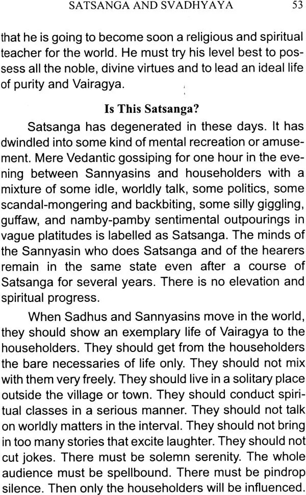 Satsanga and Svadhyaya: The Glory, the Importance and the Life-Transforming Power of Holy Company and Spiritual Books - Retail Maharaj