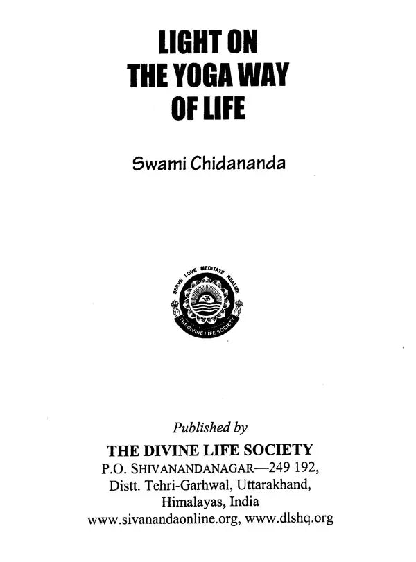 Light on The Yoga Way of Life - Retail Maharaj