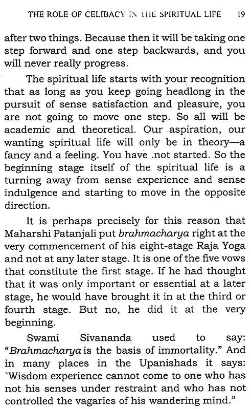 The Role of Celibacy In The Spiritual Life - Retail Maharaj
