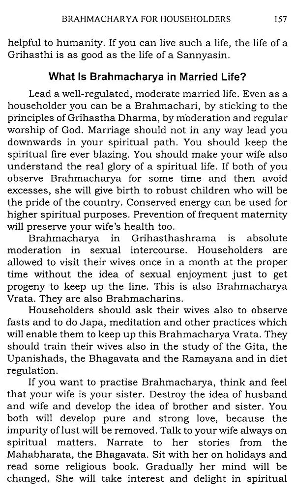Practice of Brahmacharya - Retail Maharaj