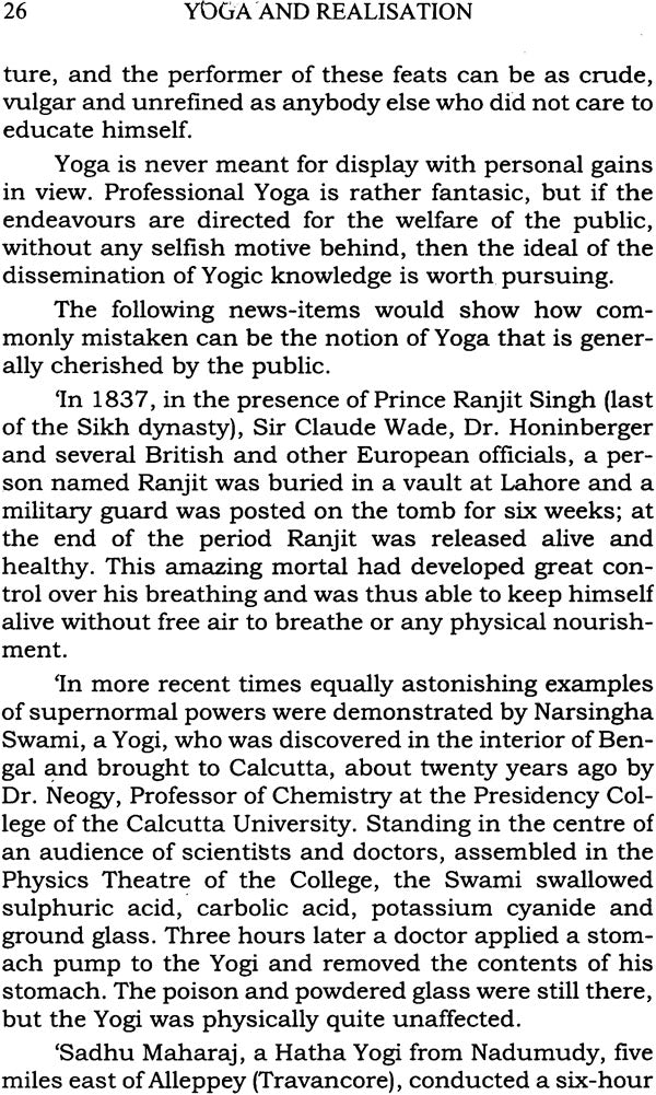 Yoga and Realisation - Retail Maharaj
