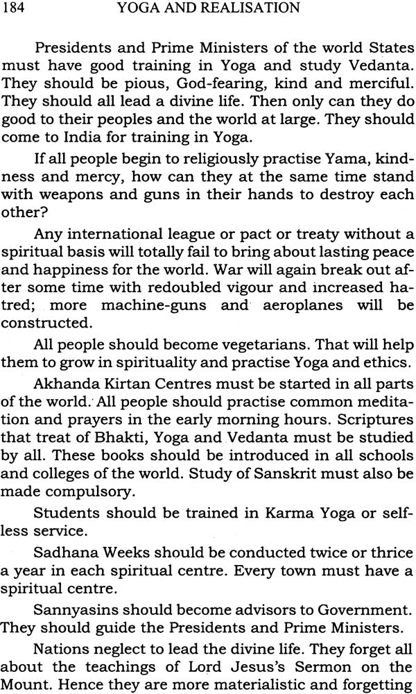 Yoga and Realisation - Retail Maharaj