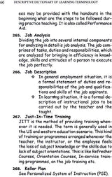 Descriptive Dictionary of Learning Terminology - Retail Maharaj