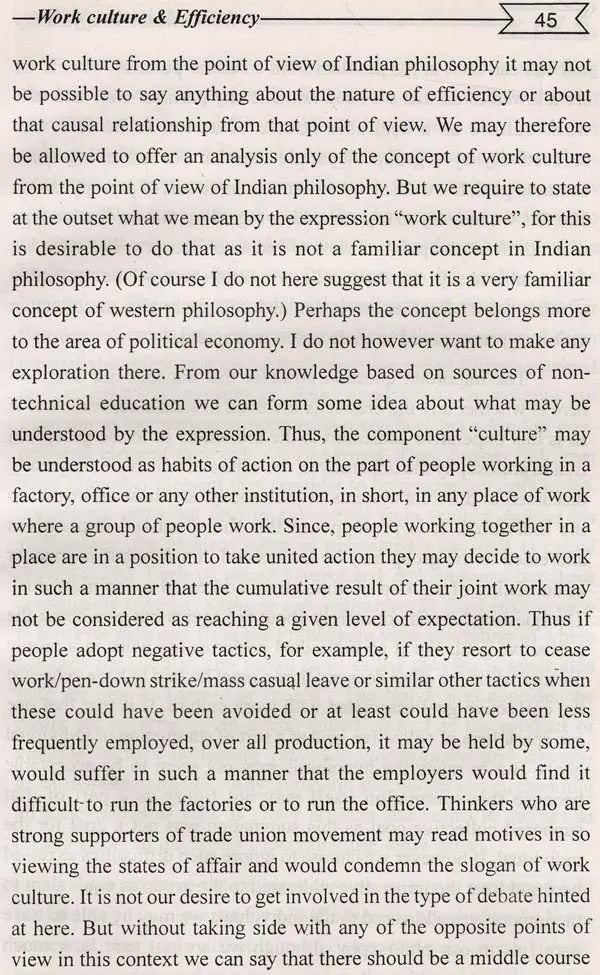Work Culture and Efficiency (With Special Reference to Indriyas) - Retail Maharaj