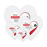 Professional Heart Shaped Stretched Canvas for Acrylic and Oil Painting - Retail Maharaj