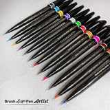Pentel Touch Brush Sign Pen Artist SESF30C Extra Fine Brush Tip - Retail Maharaj