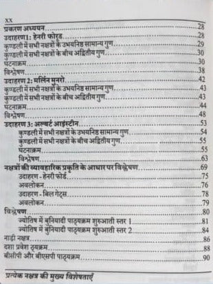 Pratyek Nakshatra Ki Mukhya Visheshata by Anuradha Sharda | 27 Nakshatras & Jyotish Analysis | Hindi | Saptarishis Publications by Kitabkunj®