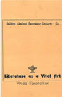 Literature as a Vital Art - Samvatsar Lectures 1991 - Retail Maharaj