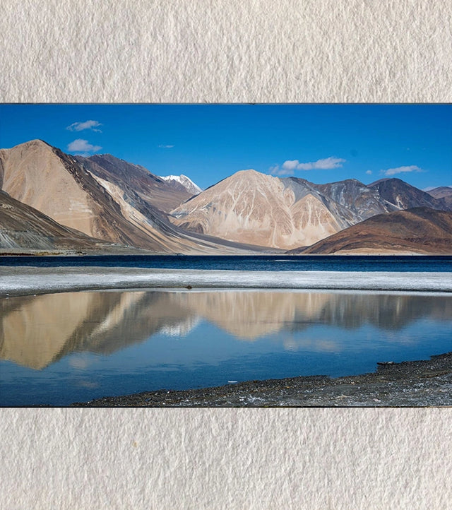 “Reflections of Solitude – Pangong Lake, Ladakh” by Debarshi Guha Roy - Retail Maharaj