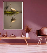 “Solitary Grace – Snowy Egret, Chilika” by Debarshi Guha Roy - Retail Maharaj