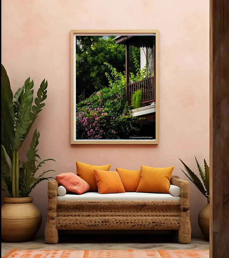 Veranda in Bloom: Colonial Charm Meets Nature's Elegance - Retail Maharaj