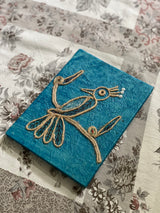 Neel Tara Journal – Ocean of Thoughts | Handmade Turquoise Notebook for Mindful Journaling - Retail Maharaj