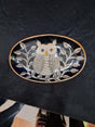 Night Watch – Oval Wooden Owl Tray - Retail Maharaj