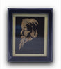 Rabindranath Tagore Silhouette Wall Frame – Handcrafted on Water Hyacinth - Retail Maharaj