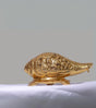 Conch with Divine Carvings in Antique Gold-Finish Alloy – Spiritual Decoration for Pooja Rooms & Festive Gifting - Retail Maharaj