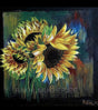“Golden Gaze” – Handcrafted Acrylic Painting by Rakhi Mukherjee - Retail Maharaj