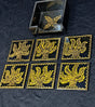 Golden Grove Wooden Coaster Set (6 pcs) - Retail Maharaj