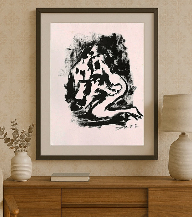 “Intimate I” by Debajyoti Roy – The Clone Within Series (Acrylic & Ink on Archival Paper) - Retail Maharaj
