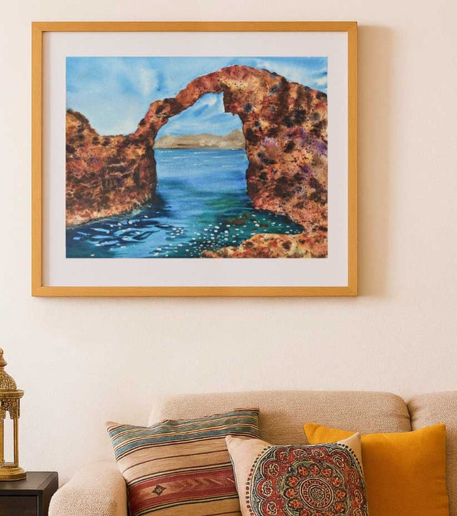 Nature’s Archway – Watercolour on Textured Paper by Nandita Mishra - Retail Maharaj