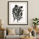 SAUNTER” by Debajyoti Roy – The Clone Within Series (Mixed Media on Archival Paper) - Retail Maharaj