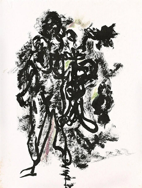 SAUNTER” by Debajyoti Roy – The Clone Within Series (Mixed Media on Archival Paper) - Retail Maharaj