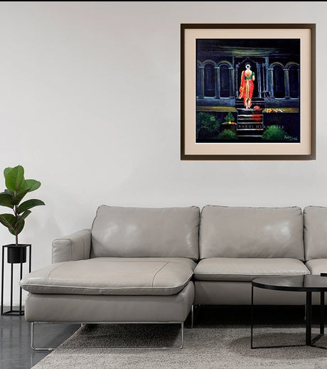 Silent Steps – Mixed Media Painting by Rakhi Mukherjee - Retail Maharaj