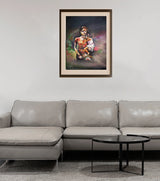 “Strength in Tenderness” – Handcrafted Oil Painting by Rakhi Mukherjee - Retail Maharaj