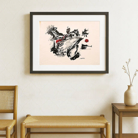 “Torment of Existence” by Debajyoti Roy – Original Ink & Mixed Media Artwork on Textured Canvas - Retail Maharaj