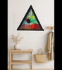 Trikon: Embrace of Colors – Hand-painted Acrylic on Canvas by Samhita Bhowmik - Retail Maharaj