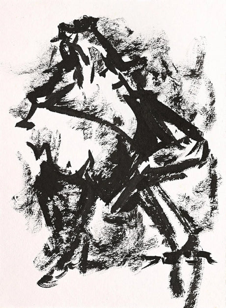 “Untitled 2022” – The Clone Within Series by Debajyoti Roy | Abstract Acrylic & Ink on Archival Paper - Retail Maharaj