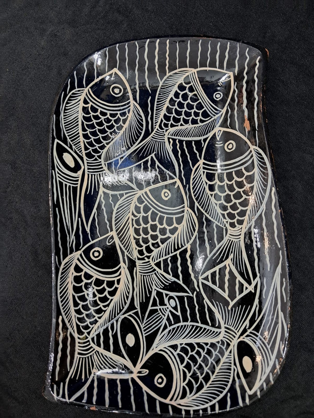 Ocean Whispers – Handcrafted Fish Tray - Retail Maharaj