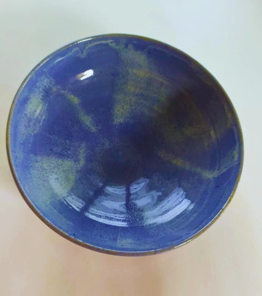 Porcelain Dish – Medium Size Bowl with Deep-Blue Glaze - Retail Maharaj