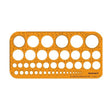 Isomars Metric Circle Template Stencil for Drafting and Drawing - Retail Maharaj