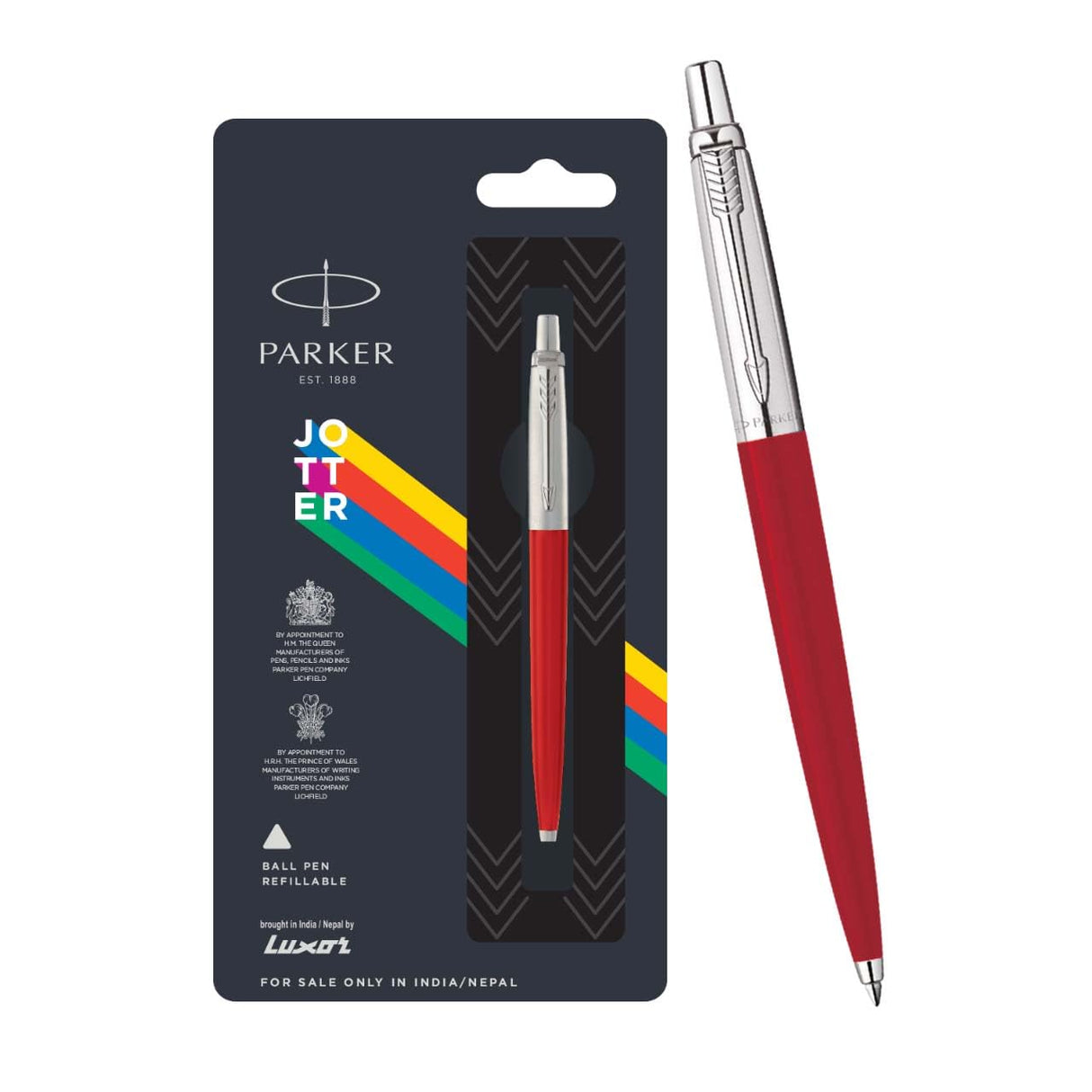 PARKER FOLIO BALL PEN | Assorted Body Color | Blue Ink