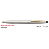 Pierre Cardin Kriss Satin Nickle Ball Pen