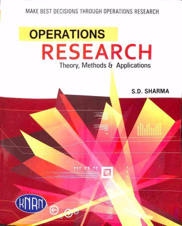 Operations Research : Theory, Methods & Application - Retail Maharaj