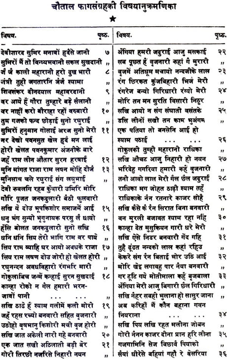 Chautala Phag Samgraha (An Old and Rare Book) - Retail Maharaj