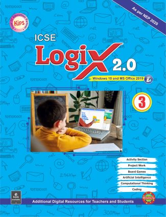 Kips Learning Logix 2.0 Windows 10 And MS Office 2019 Textbook for Class 3 - Retail Maharaj