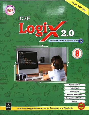 Logix 2.0 Class 8 ICSE (Windows 10, MS Office 2019) - Retail Maharaj
