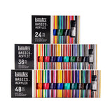 Liquitex Basics Acrylic Paint Tube Set Professional Artist Colour Set for Canvas and Mixed Media Art - Retail Maharaj
