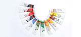 Camel Acrylic Colour Set of 12 and 18 Soft Creamy Artist Acrylic Paint for Canvas Wood Craft and Professional Art - Retail Maharaj