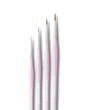 Stationerie Short Liner Brush Set of 4 Lilac Mist Edition Kolinsky Synthetic - Retail Maharaj
