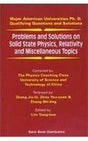 Problems And Solutions On Solid State Physics, Relativity And Miscellaneous Topics - Retail Maharaj