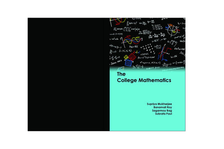 The college Mathematics - Retail Maharaj