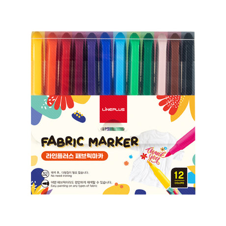 Lineplus Fabric Marker Set for Textile Art (Set of 8 & Set of 12) - Retail Maharaj