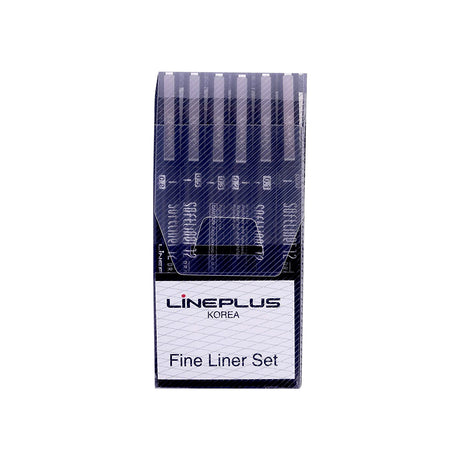 Lineplus Softline Professional Fineliner Drawing Pen Set Black Ink - Retail Maharaj