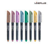 Lineplus DreamON Metallic Brush Pens Set with Flexible Tips - Retail Maharaj