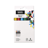Liquitex Professional Acrylic Marker Sets Artist Grade Acrylic Paint Markers for Fine Art Craft Highlights Vibrant Monochrome Iridescent Colors - Retail Maharaj